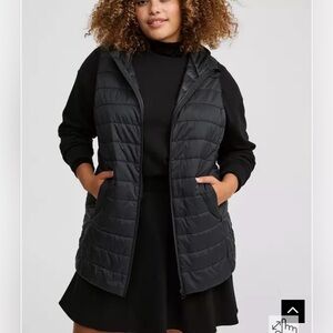Torrid Light Packable Black Puffer
Vest for Women
